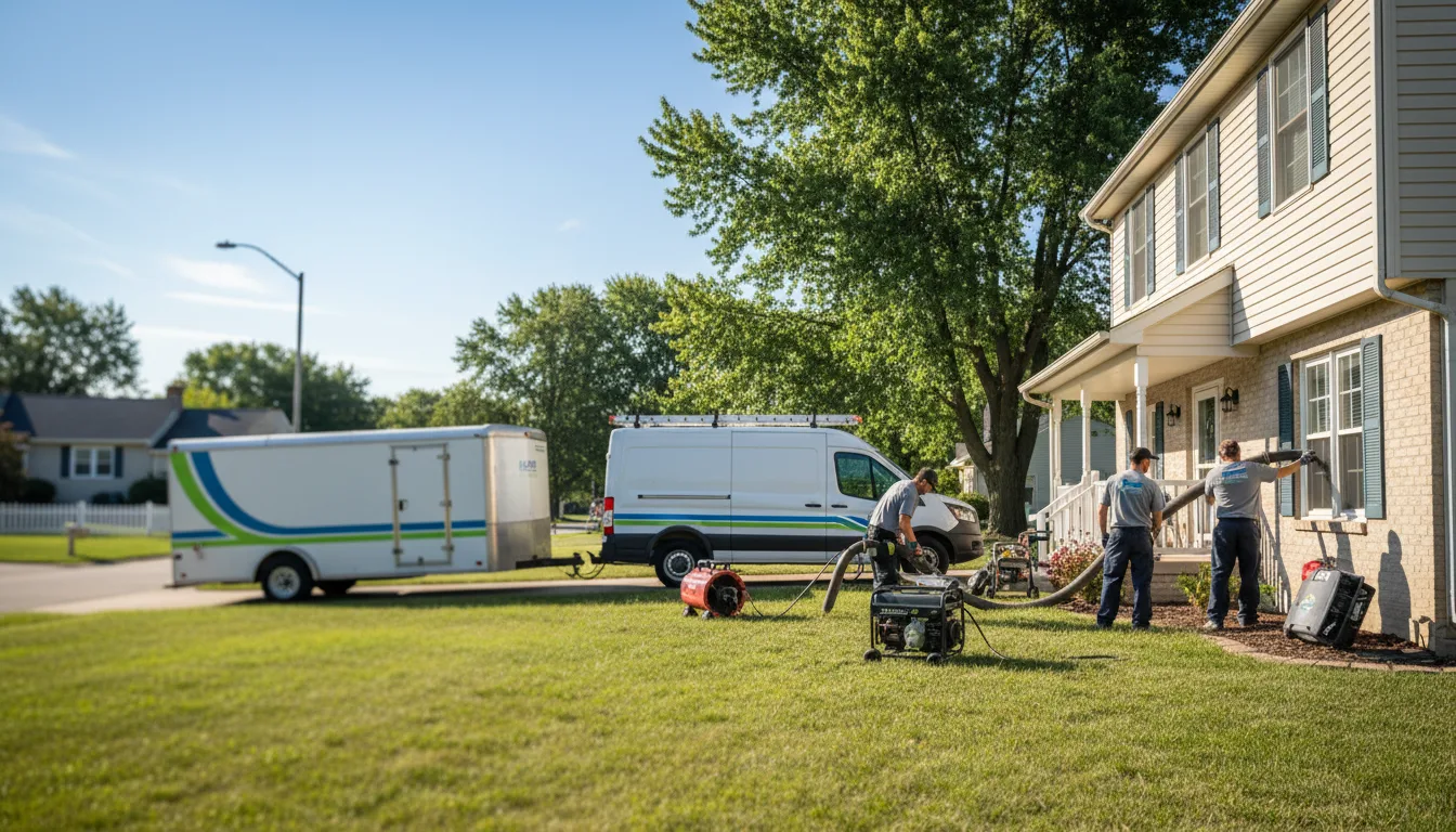 Flooded Basement Restoration And Cleanup With Repair in Coshocton, OH near me